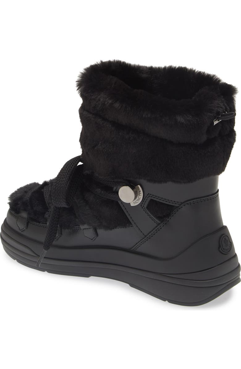 Moncler Insolux Faux Fur Trim Snow Boot, Alternate, color,
