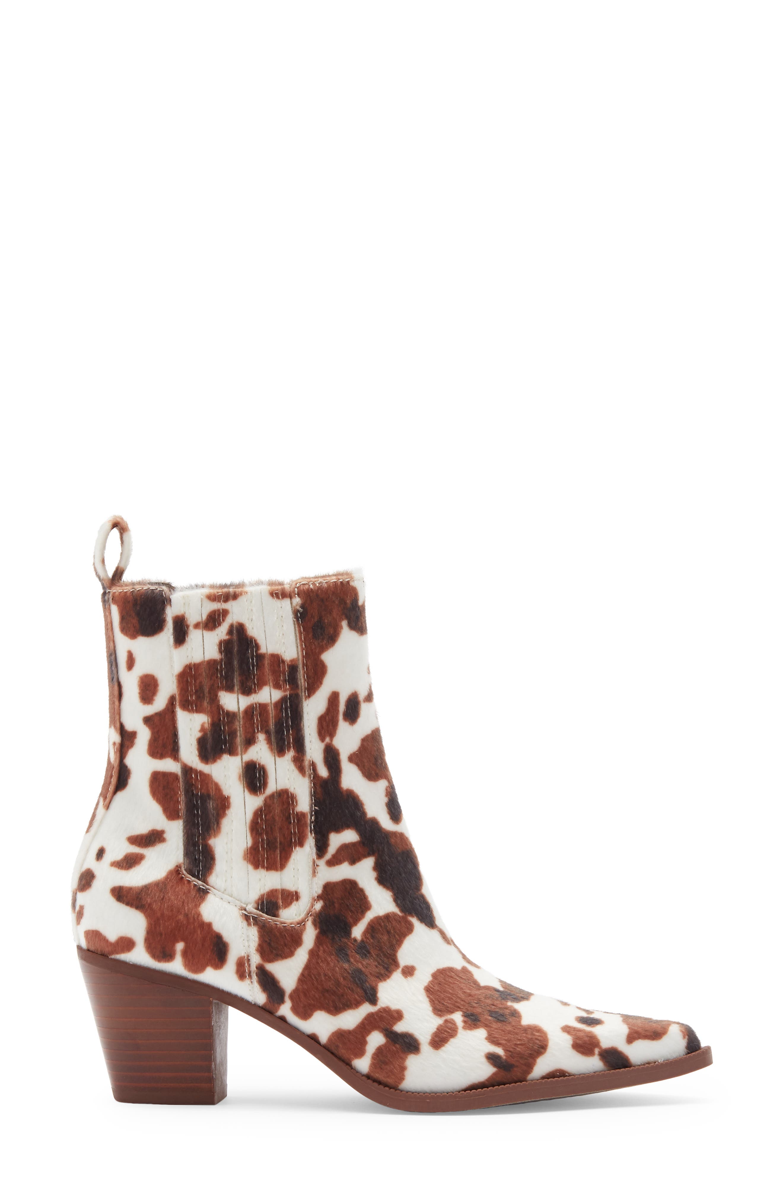 Dolce Vita Stacia Bootie, Alternate, color, Cocoa Faux Calf Hair