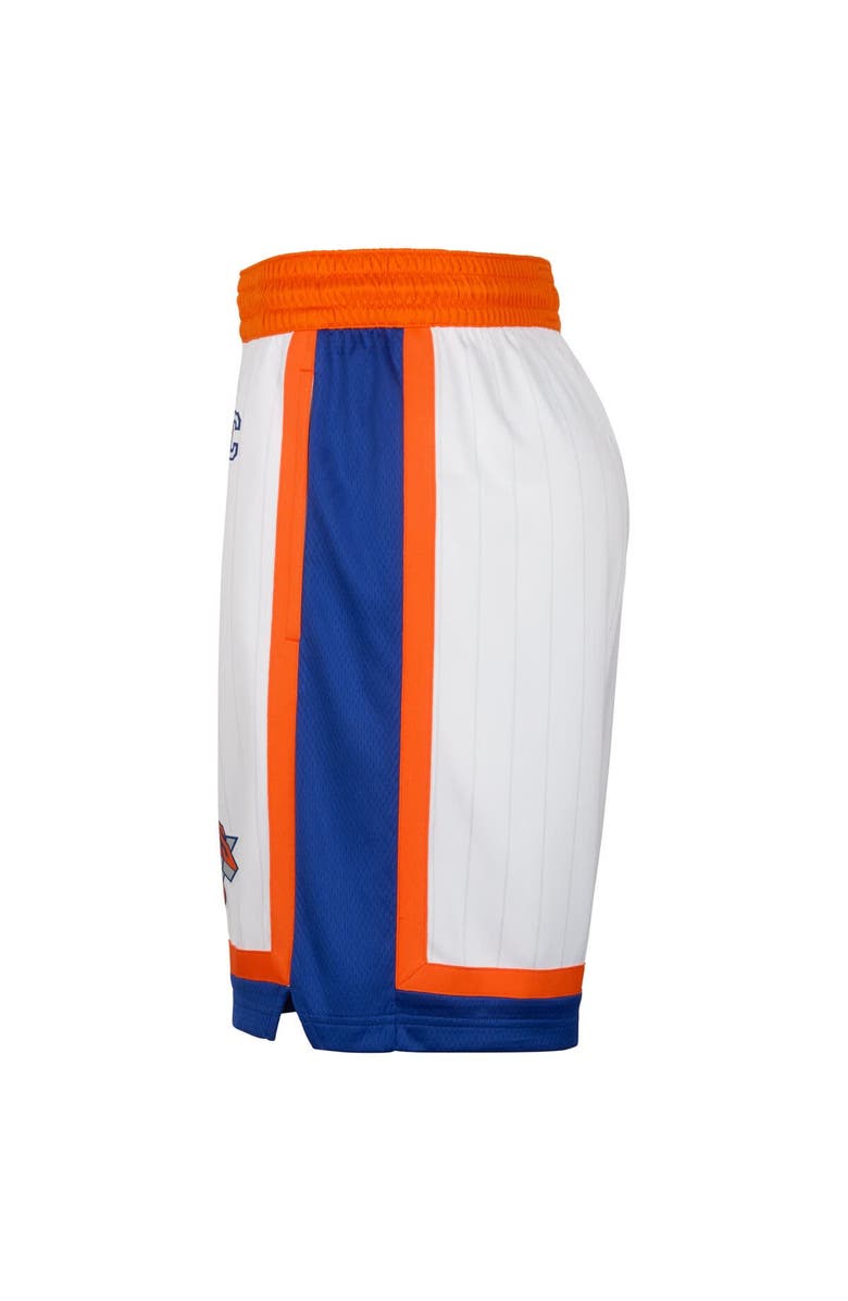 Nike Men's Nike White New York Knicks 2024/25 City Edition Swingman Shorts, Alternate, color, 