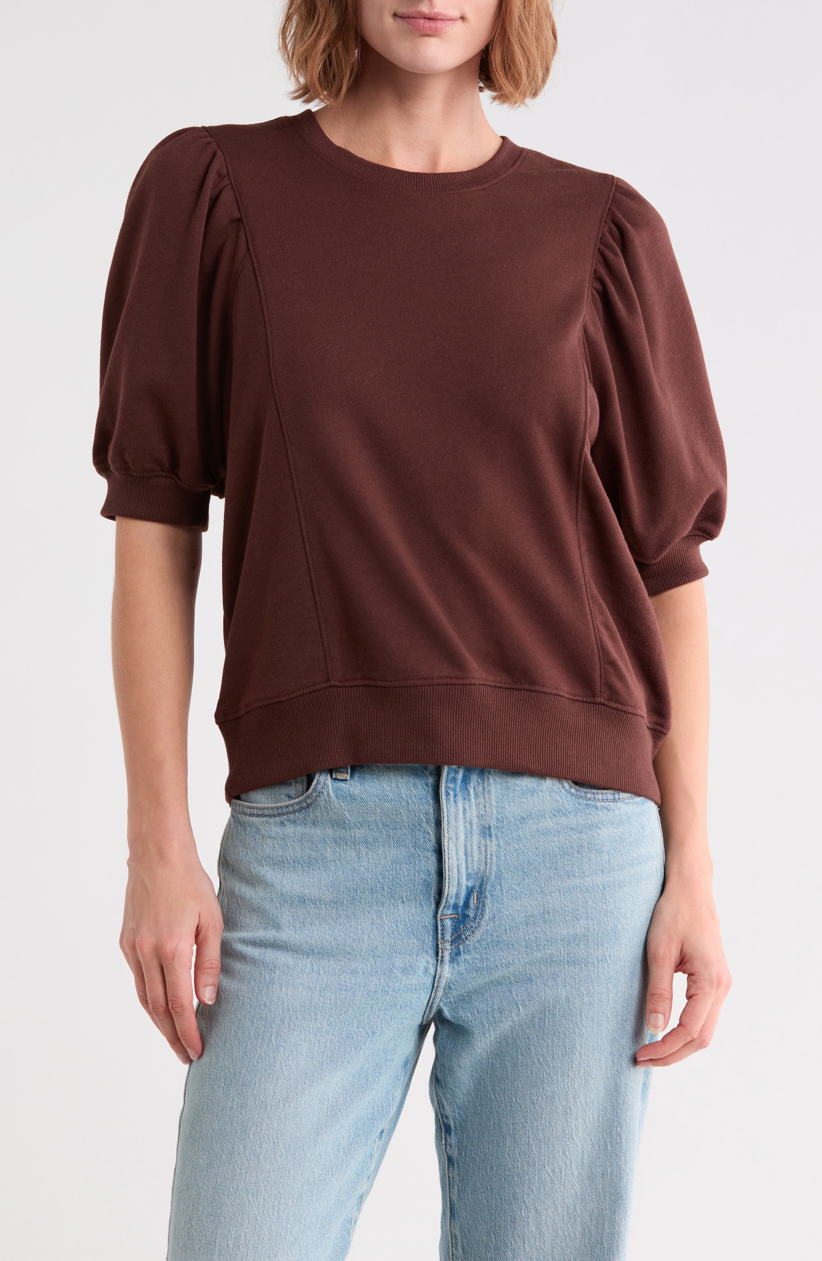 Puff Sleeve Sweatshirt