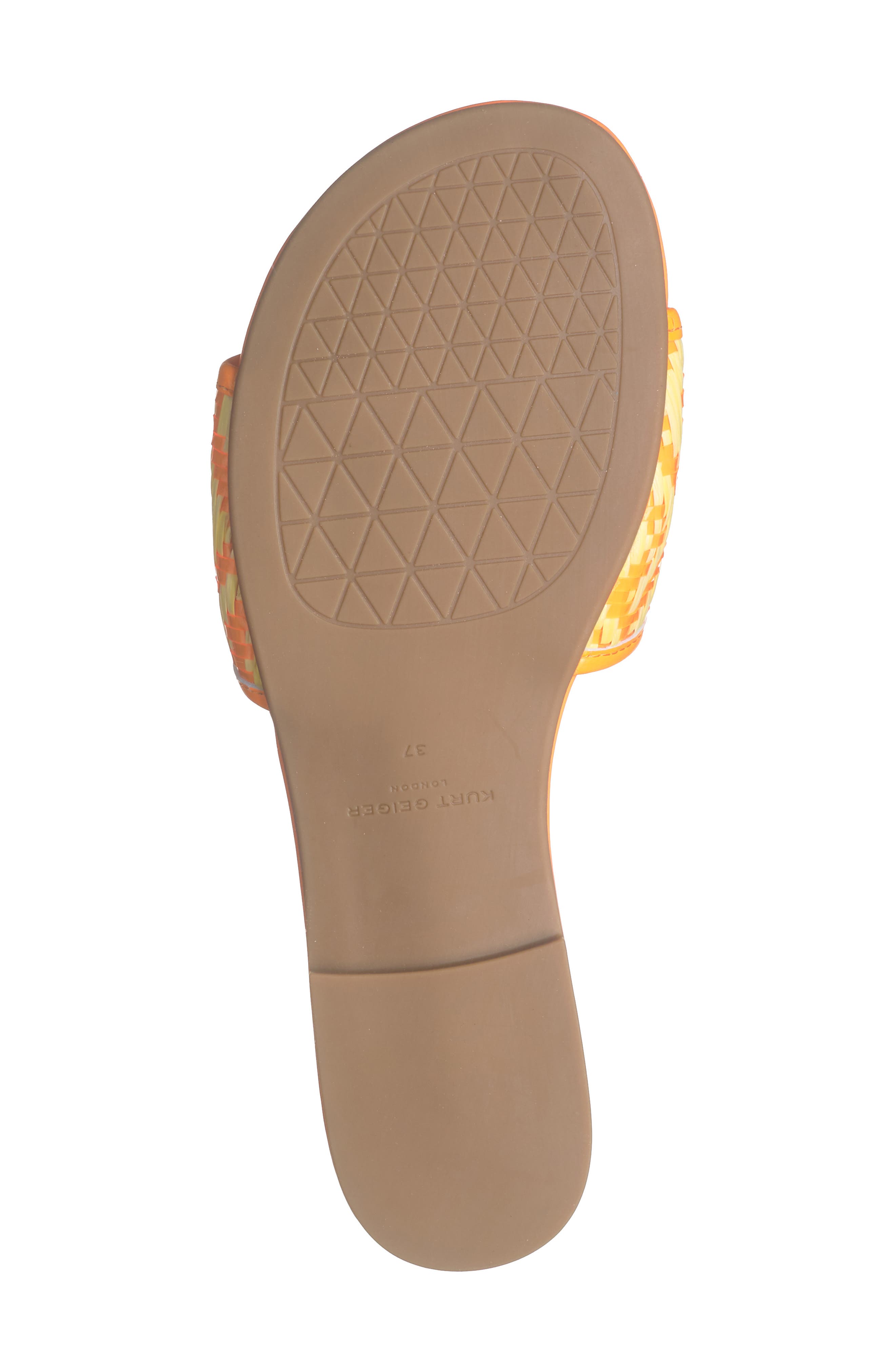 Kurt Geiger London Greenwich Slide Sandal, Alternate, color, Orange
