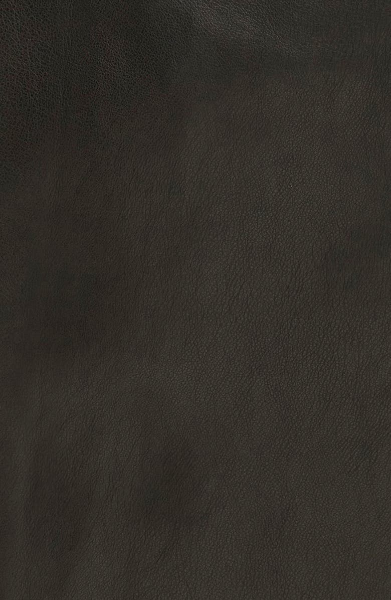 Donna Karan New York Chain Detail Faux Leather Vest, Alternate, color,