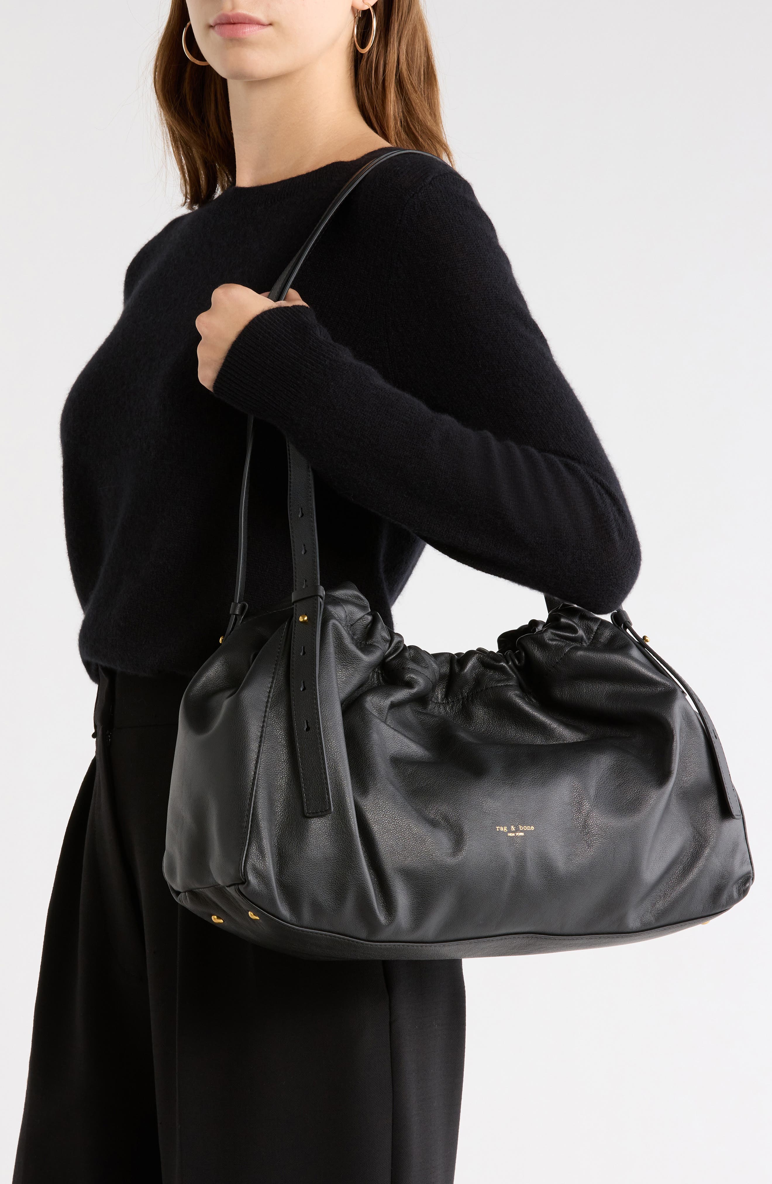 Ludlow Leather Satchel, Alternate, color, BLA