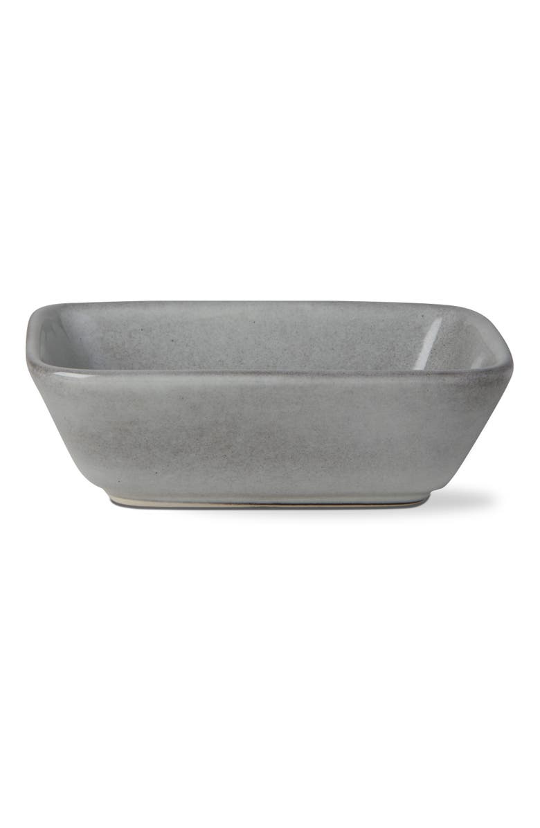 tag Stinson Light Gray Ceramic Small Serving Bowl Dishwasher Safe, Main, color, Gray