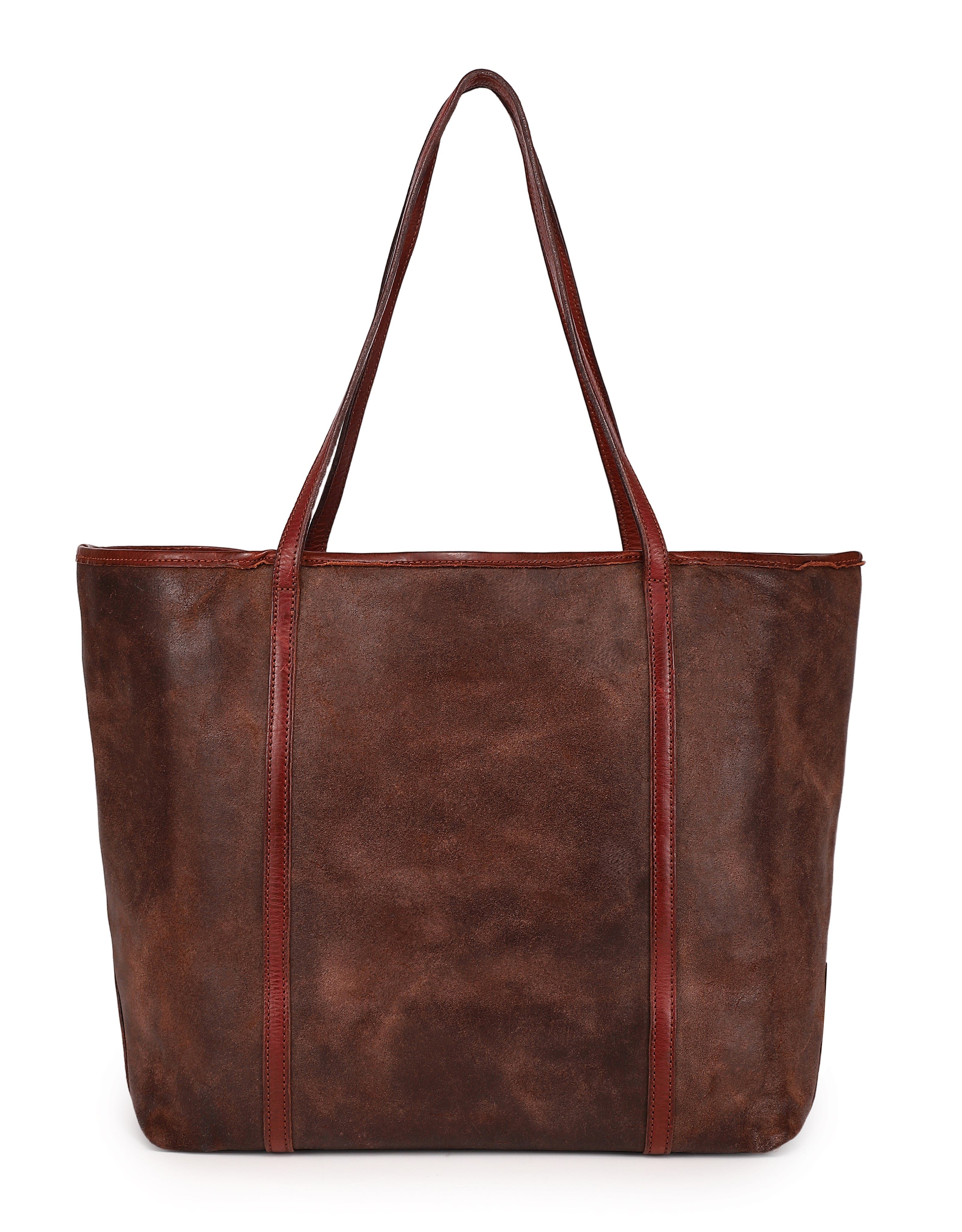 OLD TREND Alder Genuine Leather Everyday Shoulder Tote, Alternate, color, Brown