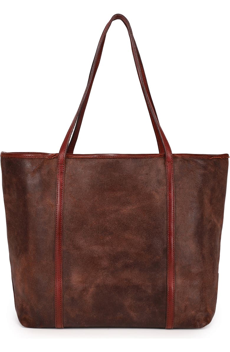 OLD TREND Alder Genuine Leather Everyday Shoulder Tote, Alternate, color, Brown