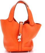 Pre-Owned Hermes Picotin Lock Bag Clemence PM