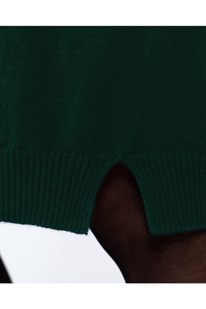 Crew Neck Knitted Dress, Alternate, color, Pine