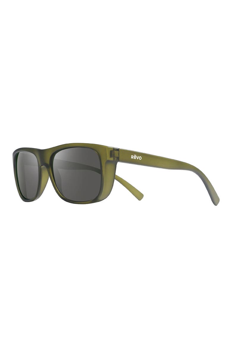 Annika 56mm Polarized Square Sunglasses, Alternate, color, MATTE CRYSTAL OLIVE