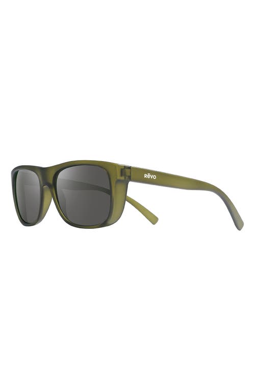 Revo Annika 56mm Polarized Square Sunglasses In Green