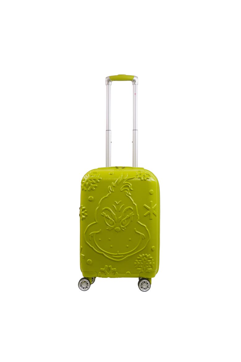 Dr. Seuss Grinch 22" Caryon Suitecase spinner, Alternate, color, GREEN