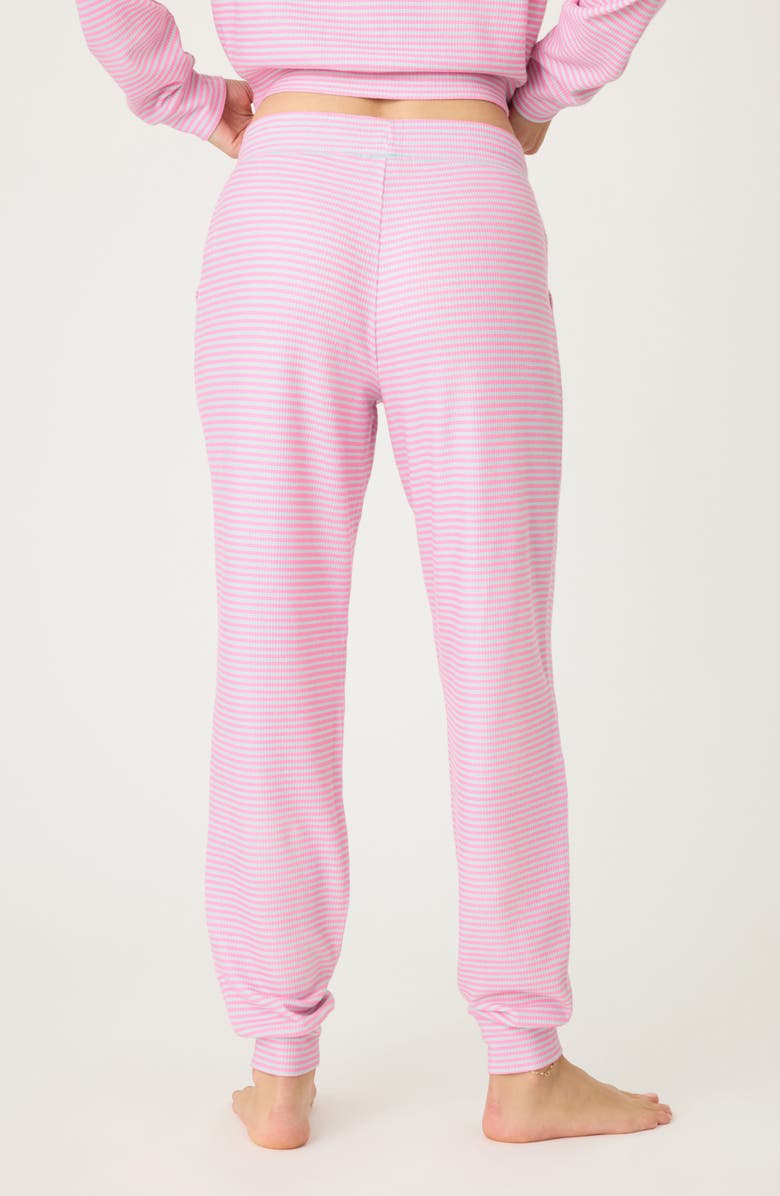 PJ Salvage Secret Garden Banded Pajama Pants, Alternate, color, Bright Pink