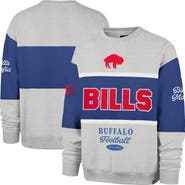 '47 Men's '47 Royal/Heather Gray Buffalo Bills Blockfield Maximalist Sweatshirt