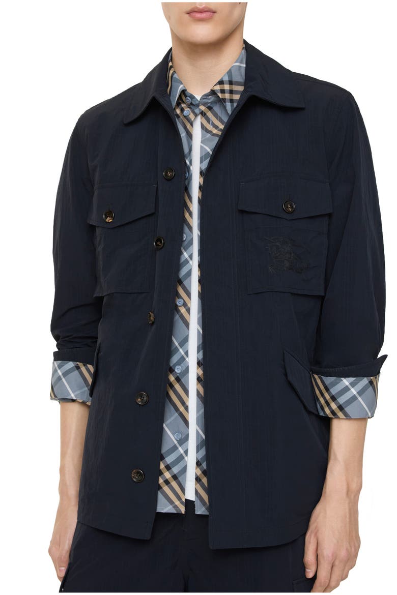 Cotton Twill Bradmore Jacket, Main, color, Navy
