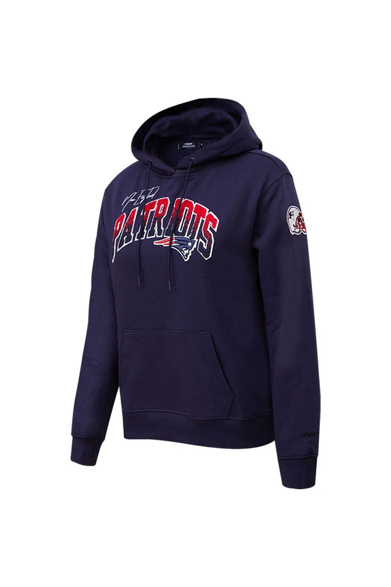 Women's Pro Standard Navy New England Patriots Local Patch Pullover Hoodie, Alternate, color, Navy