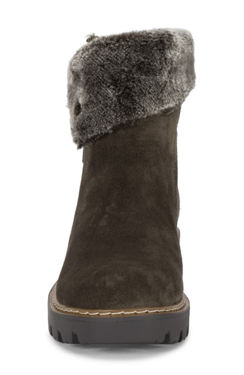 Baretraps Wyoming Water Resistant Faux Fur Boot In Green