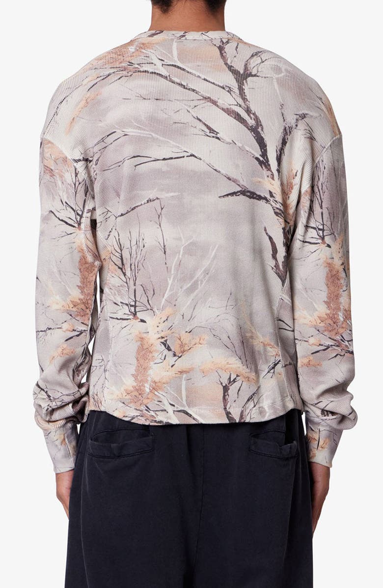 mnml Camo Print Oversize Cotton Thermal T-shirt, Alternate, color, 