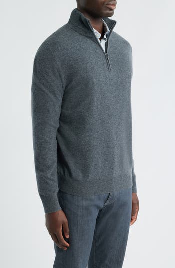 Quarter Zip Cashmere Sweater