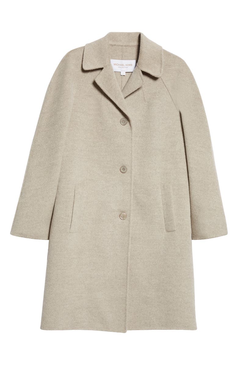 Michael Kors Collection Women's Balmacaan Wool Blend Coat, Alternate, color, 