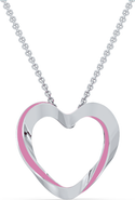 Nabs And Babs Lilo Color Heart Pendant