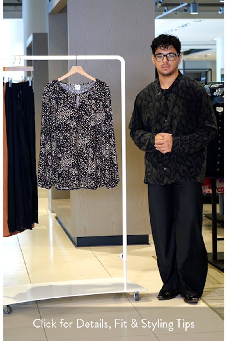 Dot Print Keyhole Top video