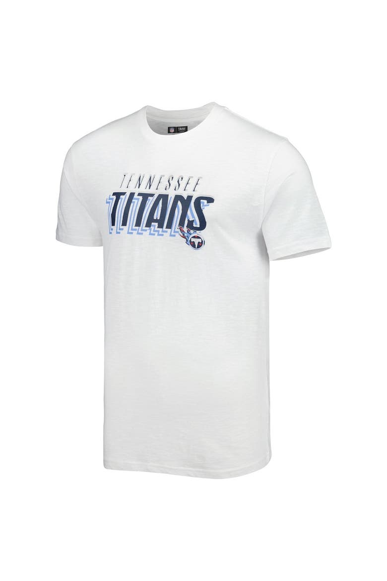 Men's Concepts Sport Navy/White Tennessee Titans Downfield T-Shirt & Shorts Sleep Set, Alternate, color, Navy