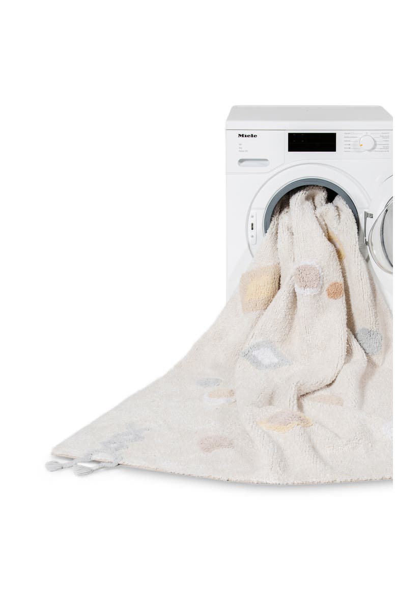 Kim Washable Cotton Blend Rug, Alternate, color, IVORY