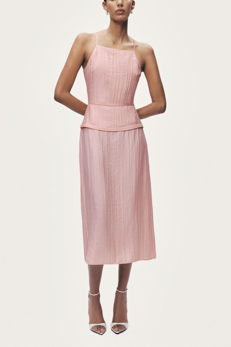Spaghetti Strap Maxi Dress, Alternate, color, Pink