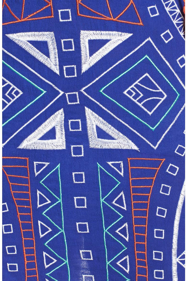 Jakarta Caftan, Alternate, color, INDIGO
