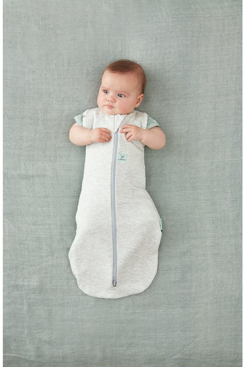 0.2 TOG Organic Cotton Cocoon Swaddle Sack, Alternate, color, GRAY MARLE