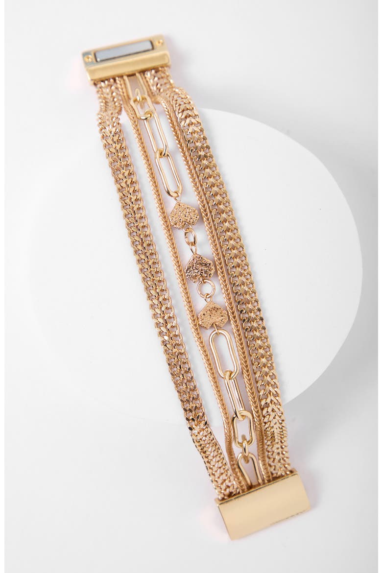 Chain Bracelet, Alternate, color, GOLD