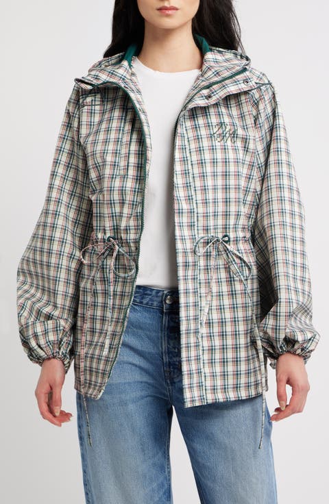 Liu Check Raincoat