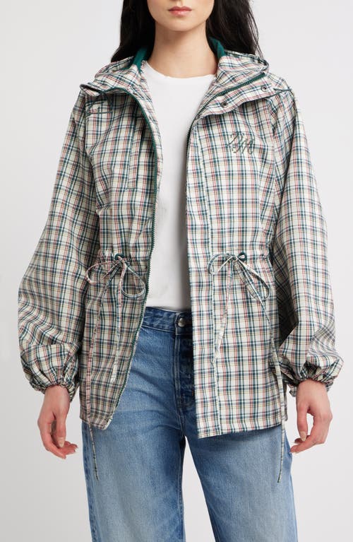 Damson Madder Liu Check Raincoat in Multi at Nordstrom, Size 6