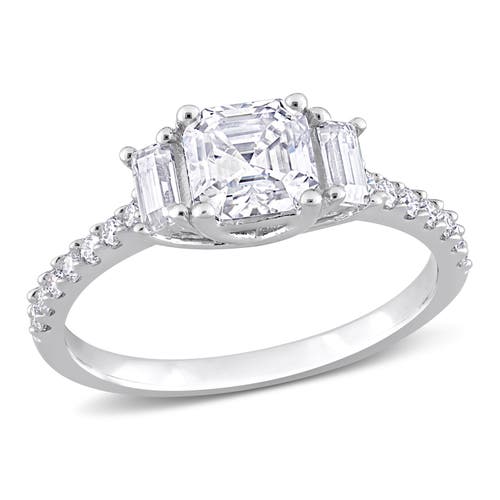 Julianna B. 1-1/3CT DEW Moissanite 3-Stone Ring in Sterling Silver  product