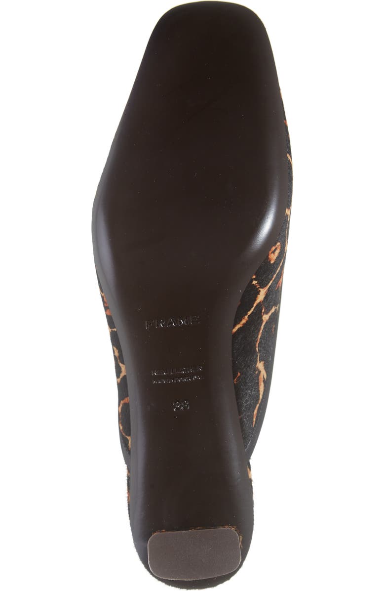 FRAME Le Isla Leopard Print Genuine Calf Hair Mule, Alternate, color,