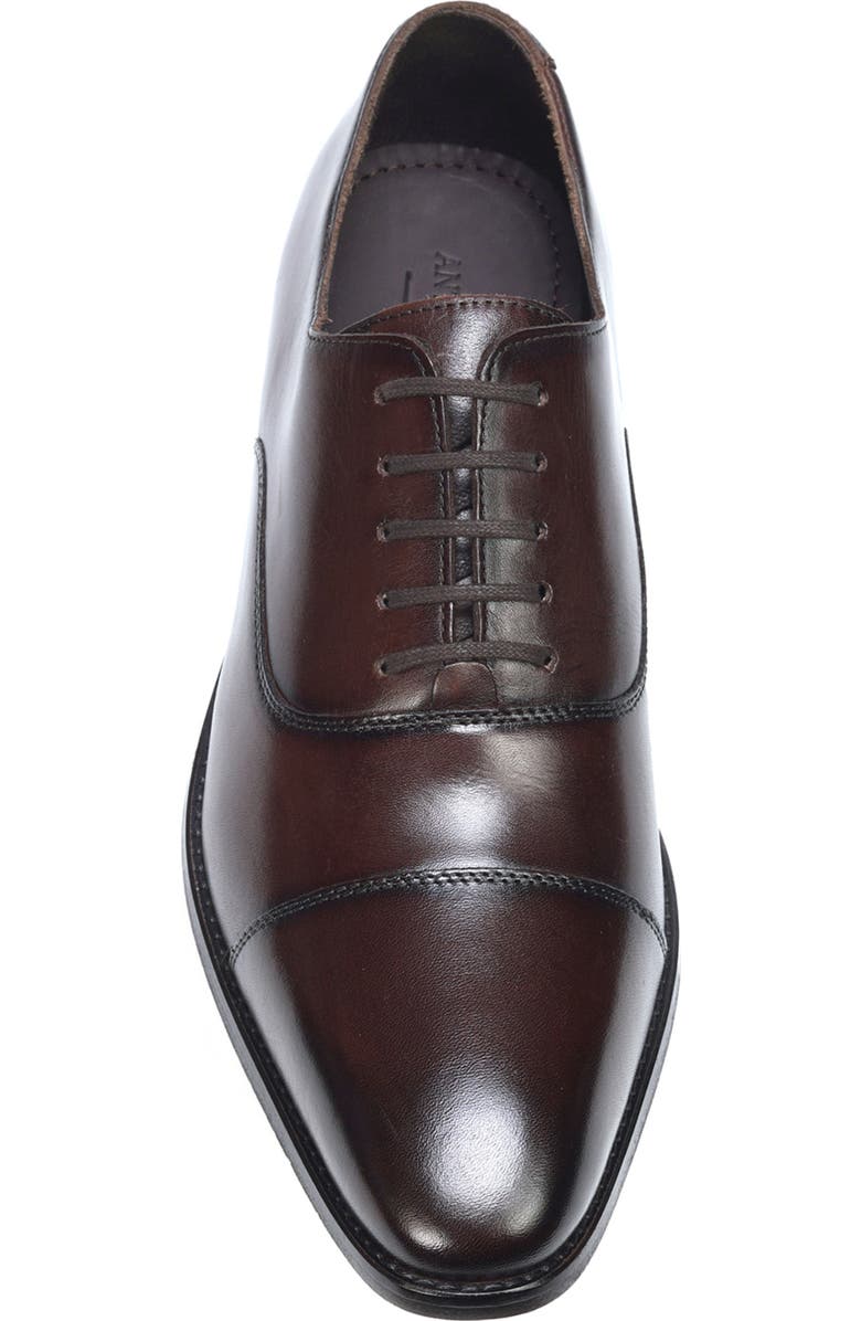 Anthony Veer Bill Cap-Toe Oxford, Alternate, color, Chocolate Brown Burnished