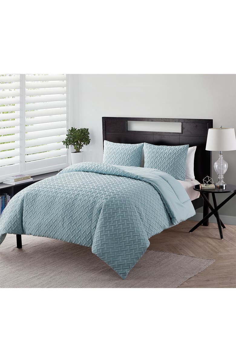 VCNY HOME Nina Embossed Comforter Set - King, Alternate, color, 
