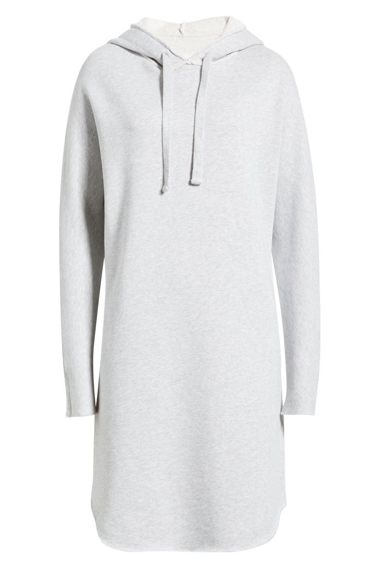 Mini James Hooded Sweater Dress, Alternate, color, GRAY MELANGE