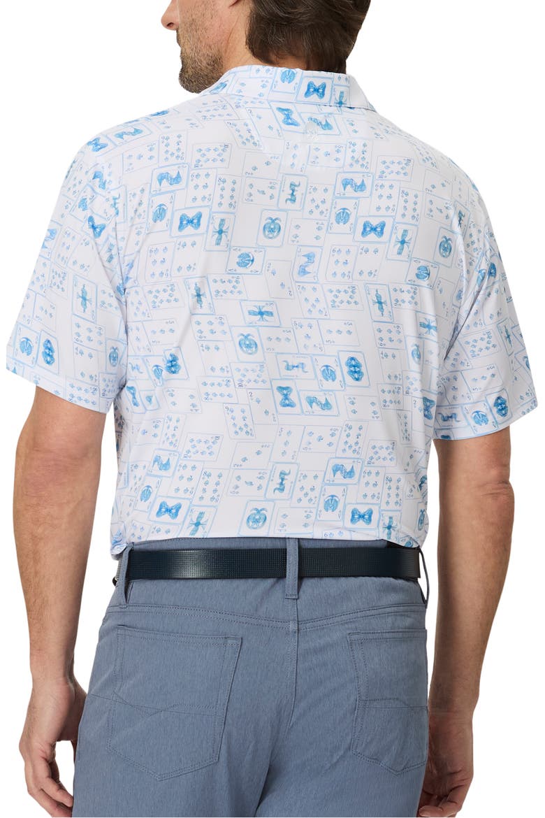 Lucky Draw Performance Polo, Alternate, color, WHITE