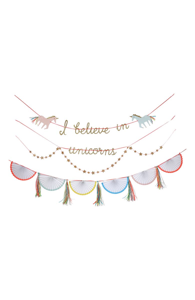 Meri Meri Unicorn Party Bundle, Alternate, color, 