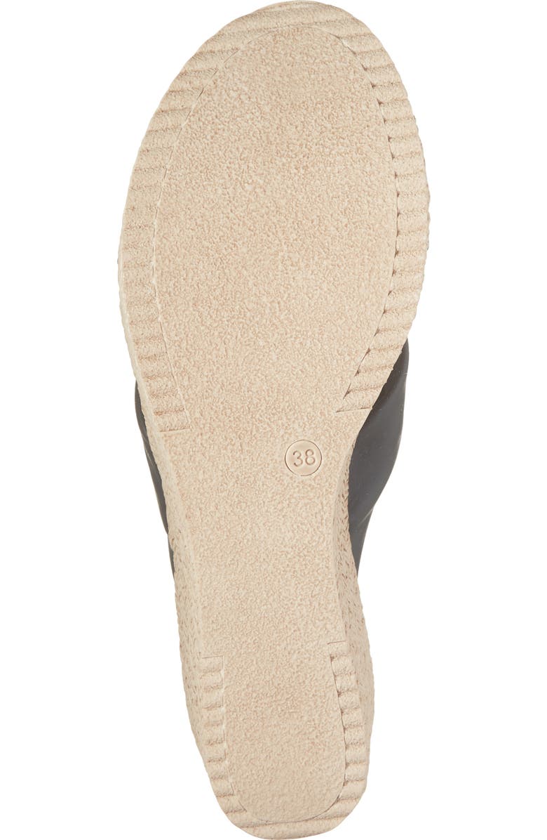 Cordani Brenda Platform Espadrille Sandal, Alternate, color, Black Leather