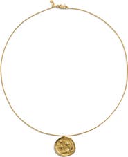 Monica Vinader Cosmic Ancient Coin Pendant Necklace