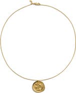 Monica Vinader Cosmic Ancient Coin Pendant Necklace