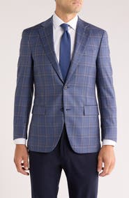 Peter Millar Plaid Wool Sport Coat