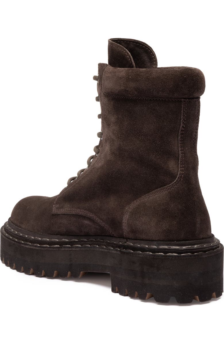 Officine Creative Blossom 006 Suede Block-Heel Bootie, Alternate, color, Dark Brown