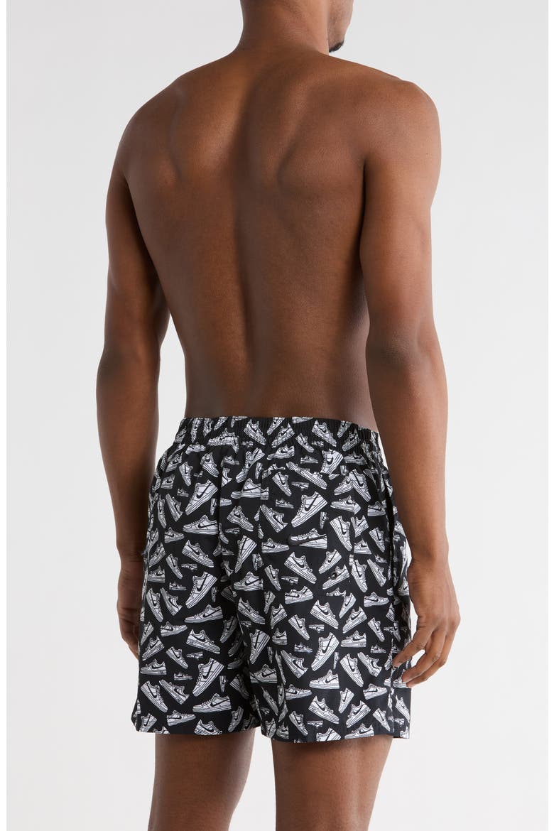 5-Inch Volley Swim Trunks, Alternate, color, BLACK