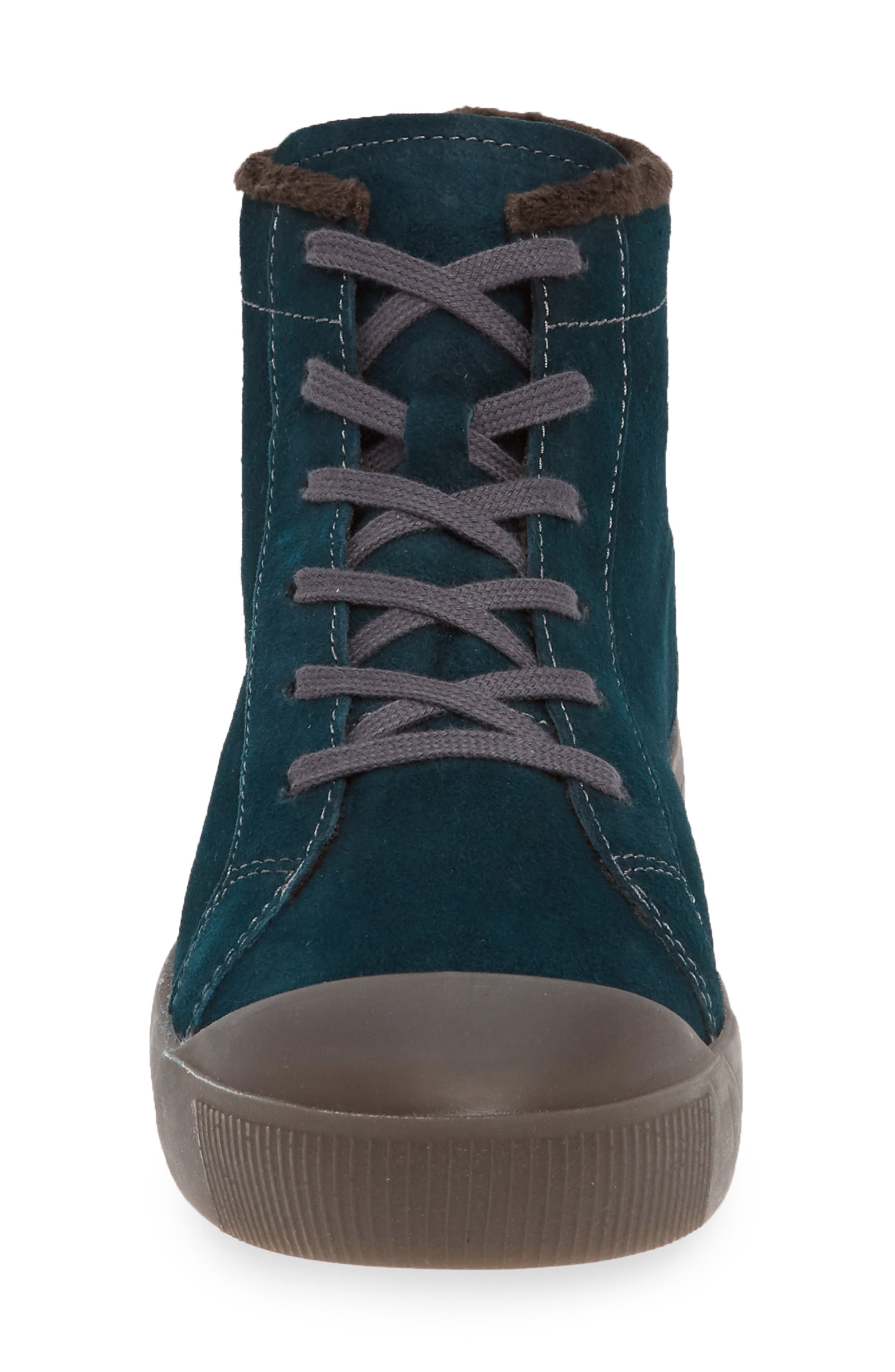 Softinos by Fly London Kip High Top Sneaker, Alternate, color, 