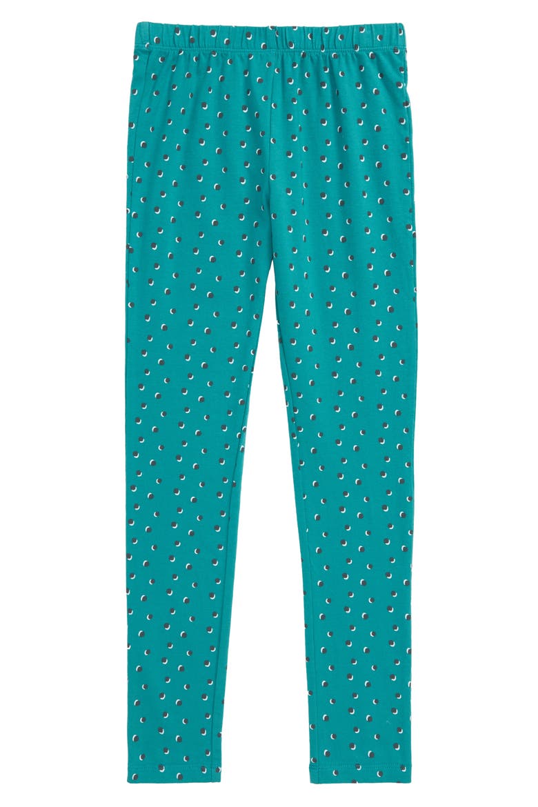 Lara Print Leggings, Main, color, DARK TEAL