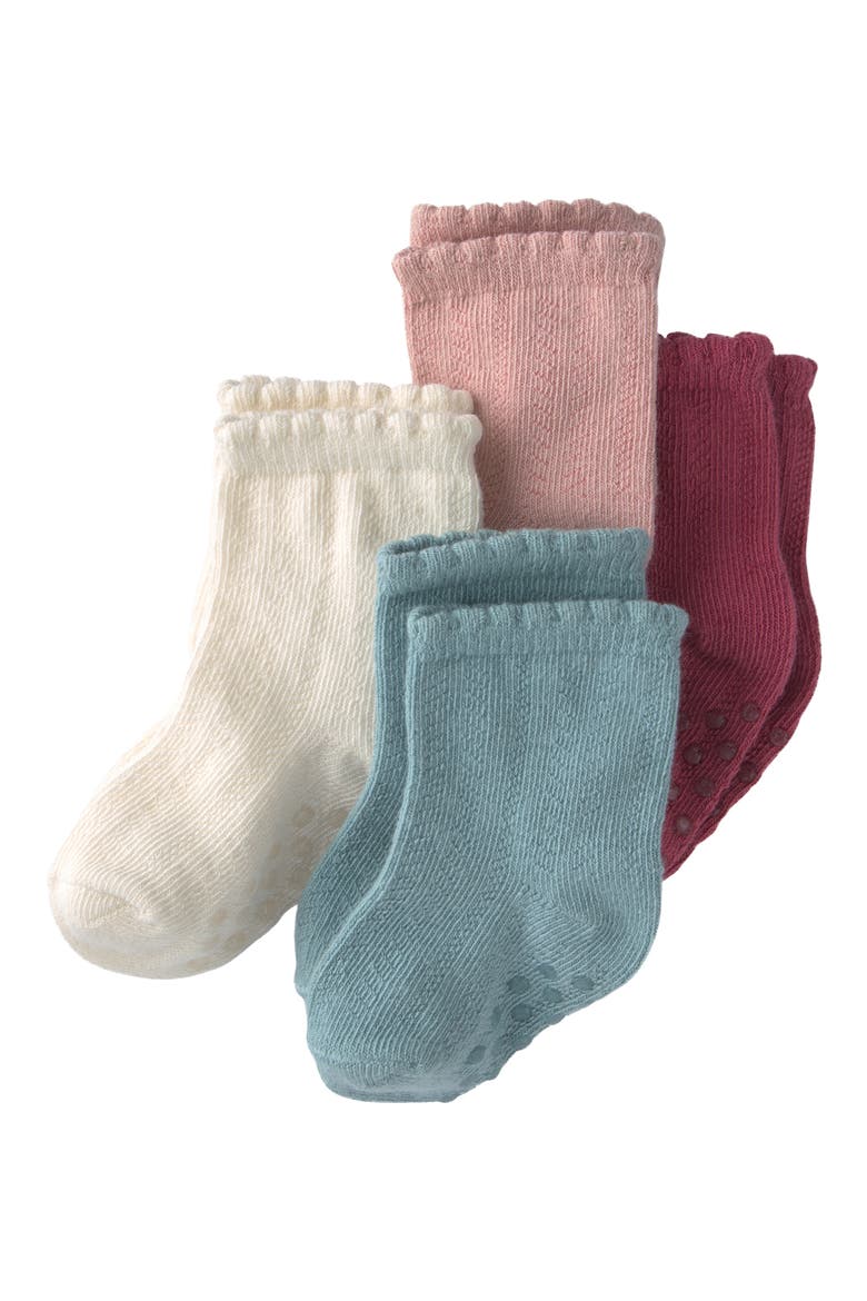 4-Pack Assorted Socks, Alternate, color, LP PINK BLUE