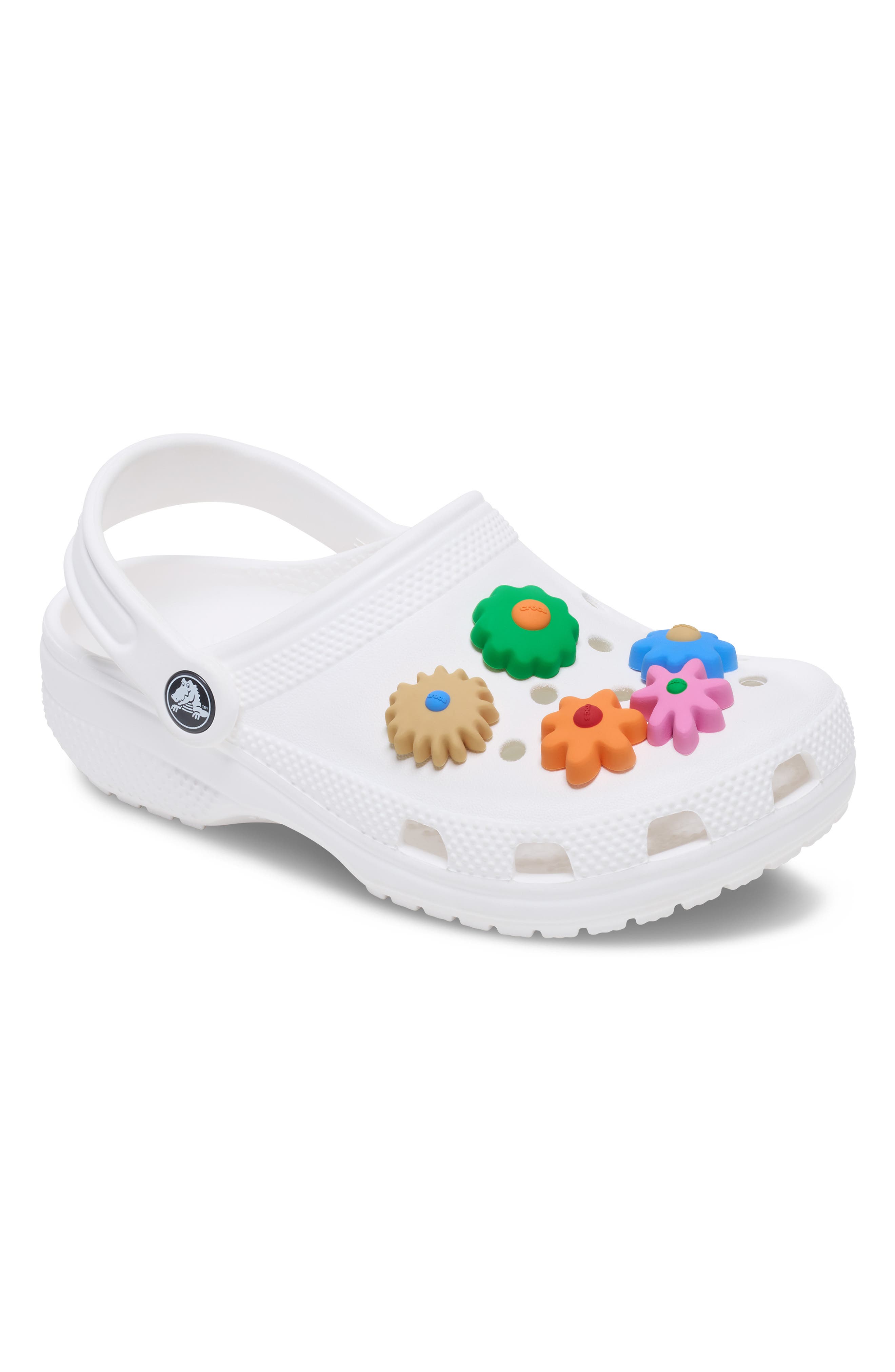 Assorted 5-Pack Groovy Garden Jibbitz™ Shoe Charms, Alternate, color, WHITE